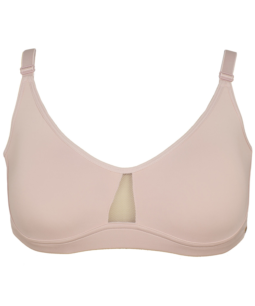 Sutiã Plus Size sem bojo e sem aro e detalhe frontal em tule Rios Lingerie Sutiã Plus Size