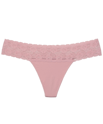 Calcinha string com cintura em renda e fio dental duplo  2Rios Lingerie -  Calcinha string com cintura em renda e fio dental duplo - 2Rios